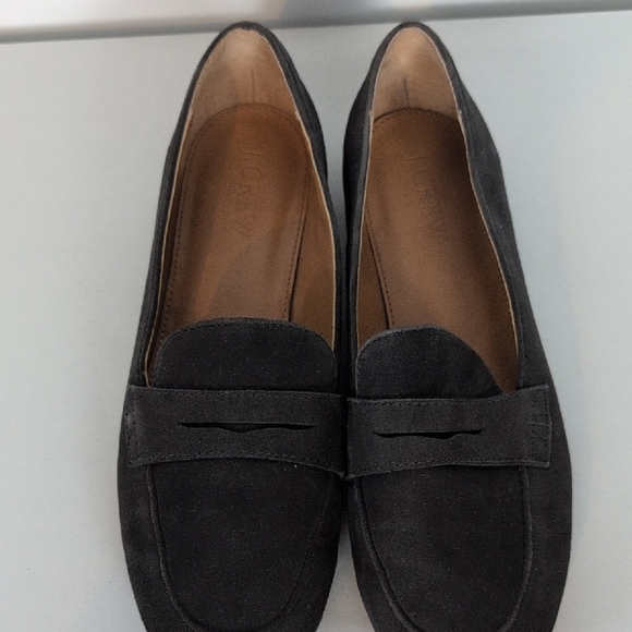 J. Crew Factory Leather Suede Loafers - Picture 8 of 11